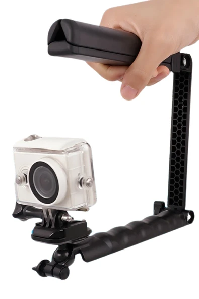 Katlanabilir 3 Way Çok Yönlü Aksiyon Kamera GoPro ile Uyumlu Tripod Monopod ürün görseli