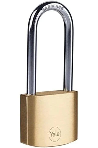 Yale Y110b/30/147/1 - 30mm Pirinç Asma Kilit (UZUN HALKA) - Yüksek Koruma - Sertleştirilmiş Çelik Halka - Resim 2