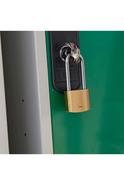 Yale Y110b/30/147/1 - 30mm Pirinç Asma Kilit (UZUN HALKA) - Yüksek Koruma - Sertleştirilmiş Çelik Halka - Resim 3