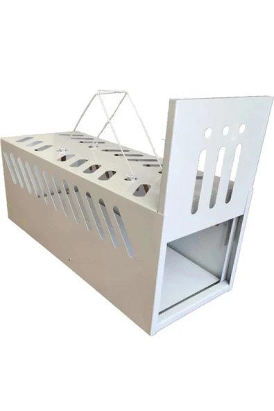 Elektro Frog  Zararsız Kedi Canlı Yakalama Kafesi Sansar Yakalama Kedi Yakalama Kapanı Tavşan Baksı Kedi Kapanı - Resim 4