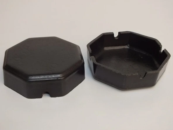 Kırılmaz mika plastik küllük - kül tablası 5 li ürün görseli 1