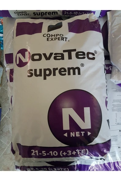 Compo Novatec Suprem Gübre. 21+5+10+(3mg).+ME 25 kg ürün görseli
