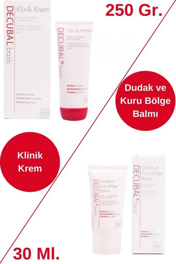 Decubal Kuru ve Hassas Ciltler İçin Set - 2