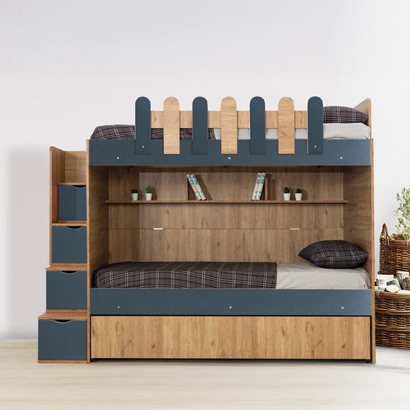 EVİMŞAH 90 190 3 LÜ YAVRU YATAKLI CEVİZ / A.GRİ RANZA - 2