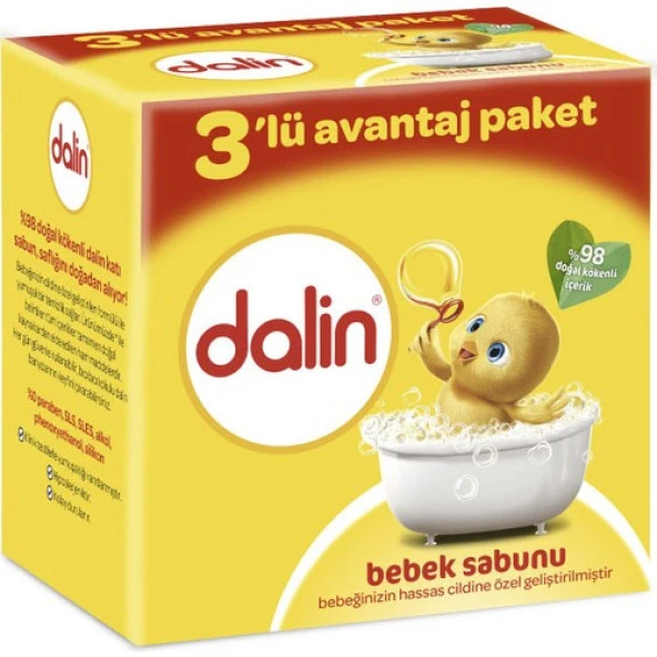 Dalin 3'lü Sabun 3x100 gr