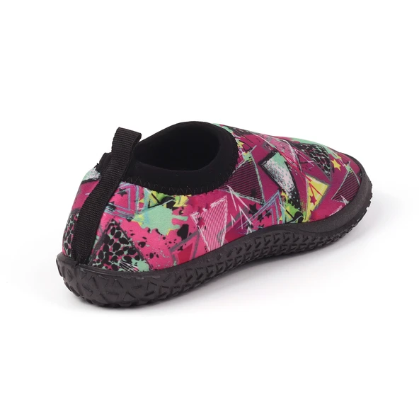 Kadın Pembe Kaydırmaz Tabanlı Ergonomik Tasarımlı Dayanıklı Plaj, Havuz, Deniz Ayakkabısı - 5