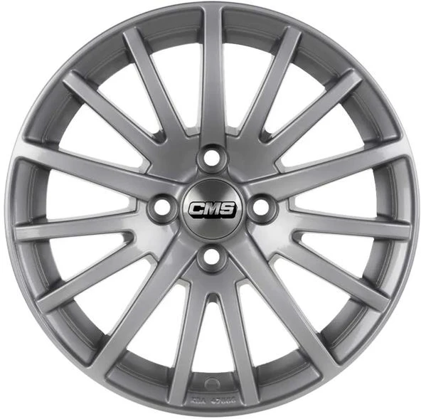 CMS-465-20 6.5x15" 5x100 ET43 57.1 Racing Silver Jant (4 Adet) - 2