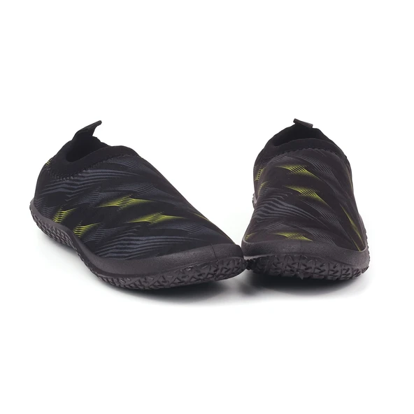 Erkek Siyah Kaydırmaz Tabanlı Ergonomik Tasarımlı Dayanıklı Plaj, Havuz, Deniz Ayakkabısı - 4