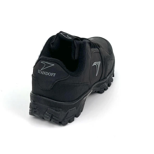 Erkek Siyah Gri Su ve Soğuğa Karşı Dayanıklı Kışlık Outdoor Ayakkabısı - 5