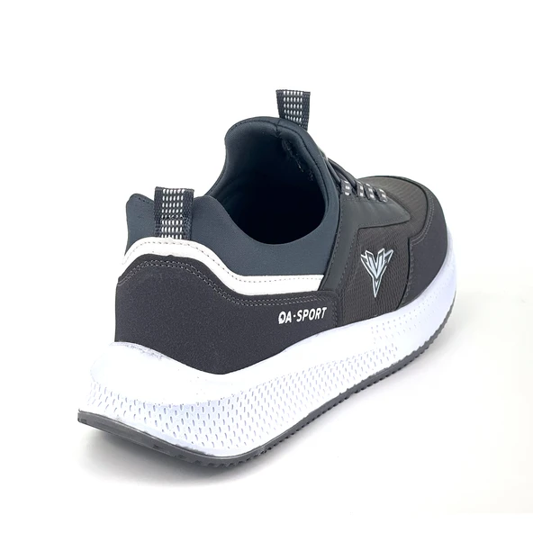 Erkek Füme Bağcıksız Esnek Çok Hafif Günlük Sneaker Spor Ayakkabı - Resim 5