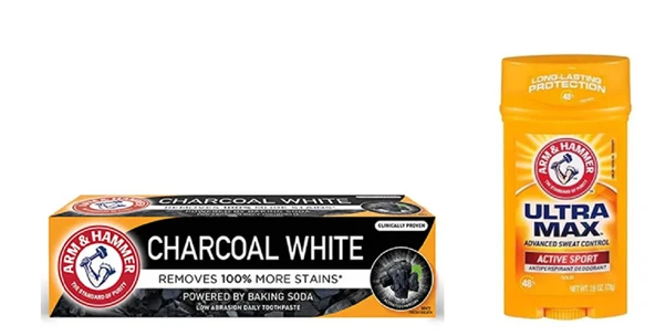 Arm&Hammer White Kömür Beyazlatıcı Diş Macunu 75Ml+Arm&Hammer Ultra Max Active Sport Stick 73 Gr