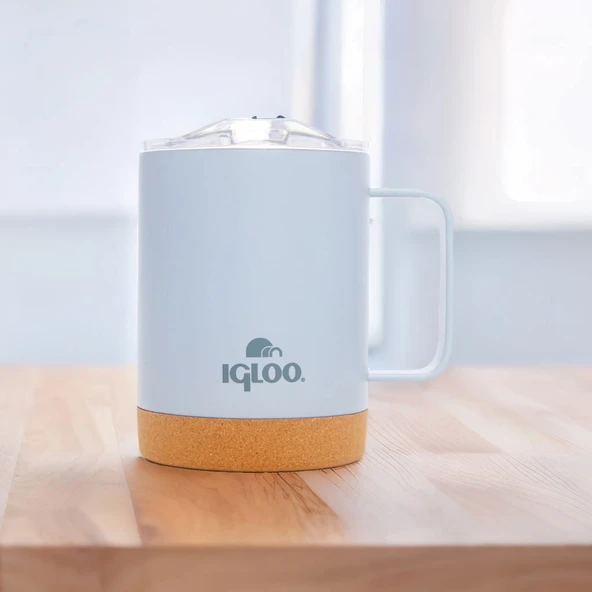 Igloo Cork Mug 350ml-DUMAN MAVİ - 6
