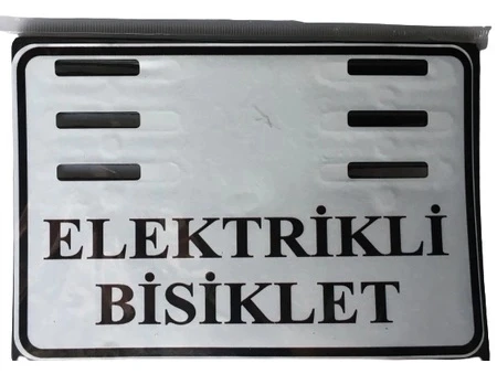 PLASTİK PLAKALIK E BİKE ürün görseli