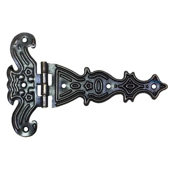 Dekoratif, Sac Tek Kuyruklu Menteşe - 40x68 Mm, Küçük, Eskitme, 100 Adet