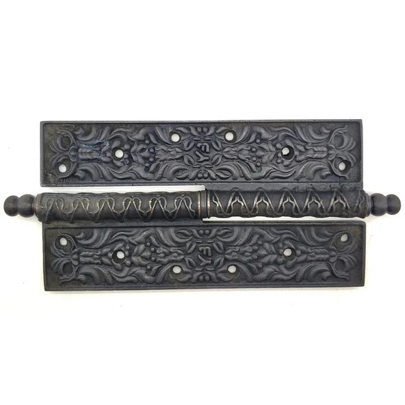 Antika Tarz Dekoratif Pirinç Lüks Okka Menteşe - 20cm, Oksit - 1