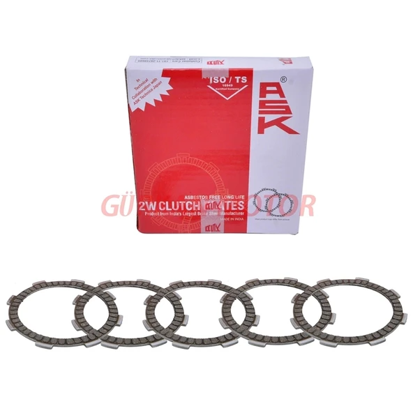 DEBRİYAJ BALATASI  CG - YBR - CBF 150 -  [5" Lİ SET] ASK ürün görseli 1