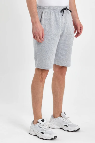 Erkek Regular Fit Yanları Cepli Rahat Kesim Şort - 11