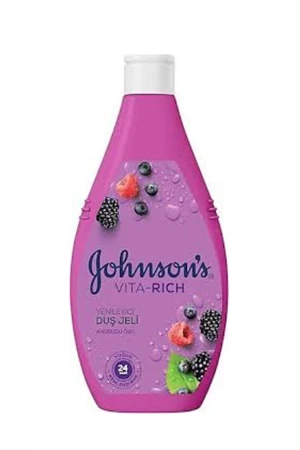Johnson's Vita-Rich Ahududu Özlü Duş Jeli – 400 ml | Yenileyici, Yumuşak ve Ferahlatıcı Duş Deneyimi - 2