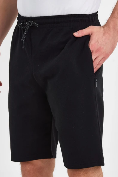 Erkek Regular Fit Yanları Cepli Rahat Kesim Şort - 2