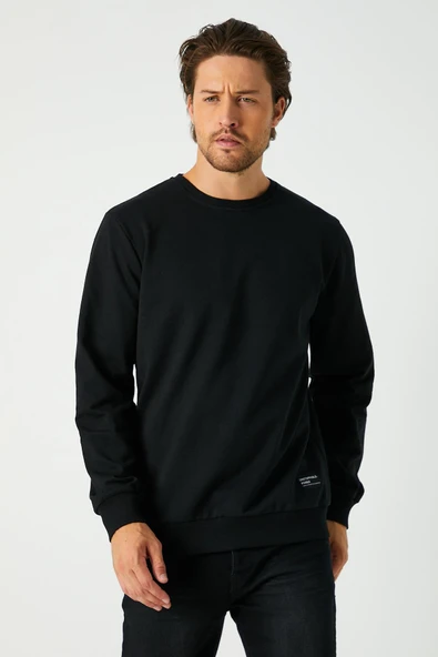 Metalic Erkek Basic Bisiklet Yaka Sweatshirt MTLC047 ürün görseli