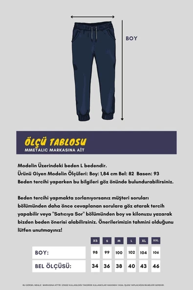 Sİyah-Gri Erkek Paçası Lastikli 2'li Eşofman Altı - 12
