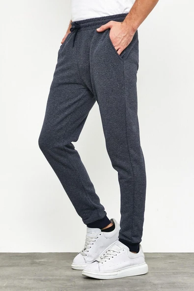 Erkek İçi Polarlı Slim Fit Paça Lastikli  Jogger Eşofman Altı MTLCO52 - 8