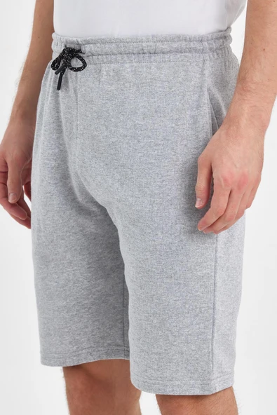 Erkek Regular Fit Yanları Cepli Rahat Kesim Şort - 12
