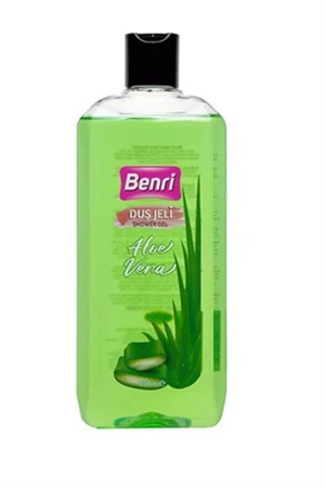 Benri Aloe Vera Özlü Duş Jeli – 750 ml | Nemlendirici, Ferahlatıcı ve Cilt Dostu Temizlik | Büyük Boy Ekonomik Şişe