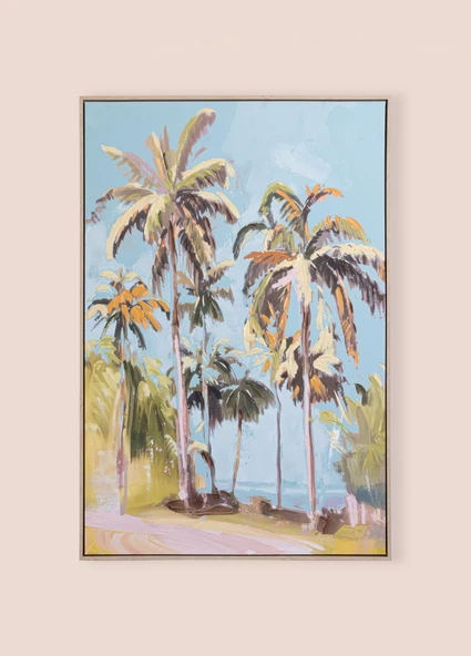 The Mia Palm Kanvas Tablo 80x120 cm TBL0086 - 4