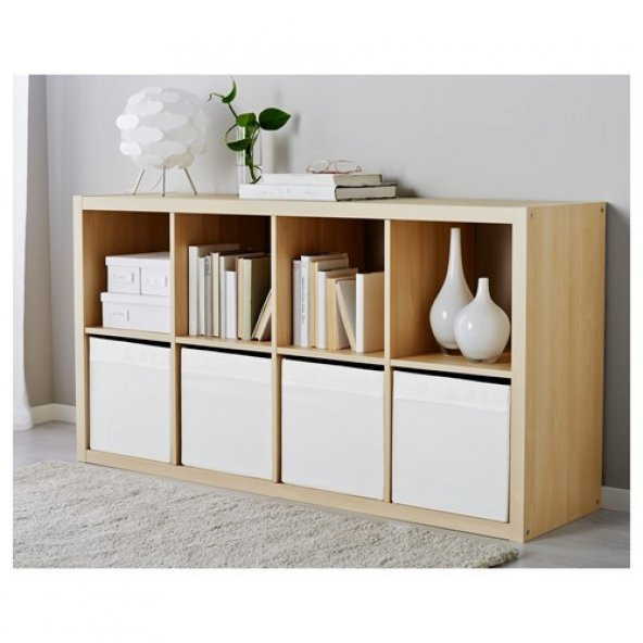 Kare Kutu Beyaz Düzenleyici Kutu IKEA Ev Düzeni Düzenleme Saklama Kutusu Beyaz  33x38x33 cm - 4