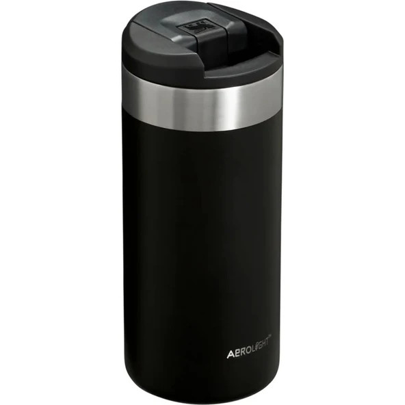 Stanley 10-10788-103 The AeroLight Transit 0,35 Litre Çelik Termos Bardak - Siyah - 2