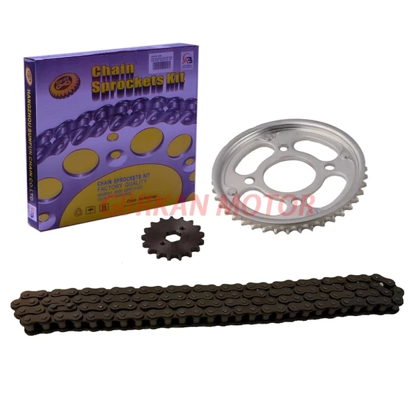 ZİNCİR DİŞLİ SET CBF 150 15T/43T 428H X 128L ürün görseli 1