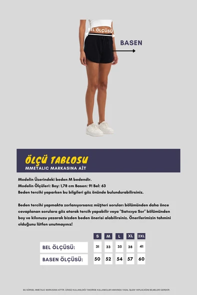 Kadın Yırtmaçlı Mevsimlik Premium Kumaş Regular Fit İpli Lacivert Kısa Mini Şort - Resim 7