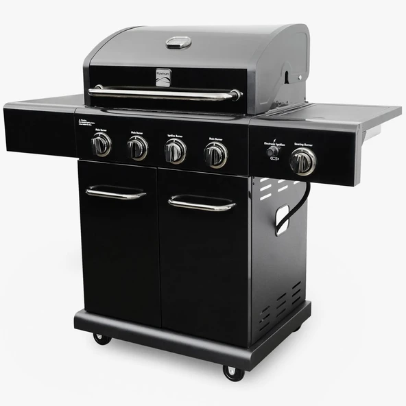 Kenmore PG-40409S0LB-1 Gazlı 4 Ocaklı Barbekü - Siyah - 2