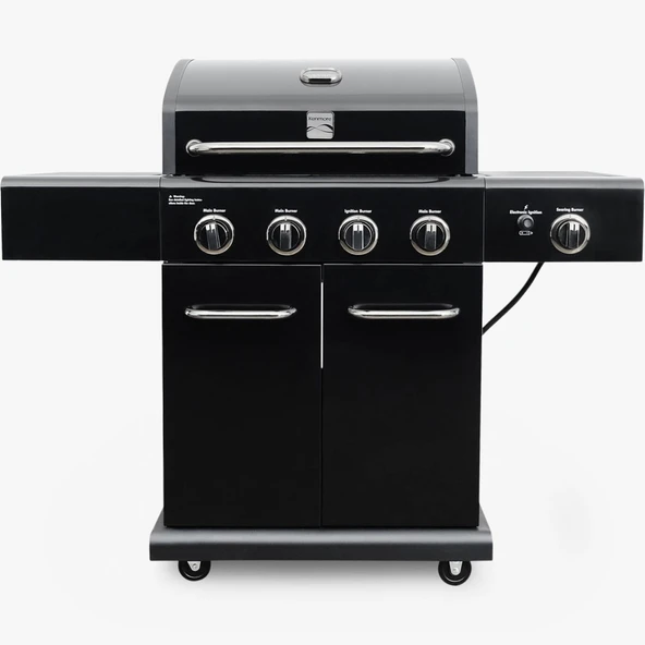 Kenmore PG-40409S0LB-1 Gazlı 4 Ocaklı Barbekü - Siyah