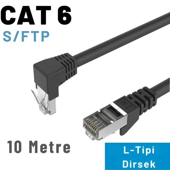 IRENIS CAT6 S/FTP Dirsek Kablo 10 Metre ürün görseli