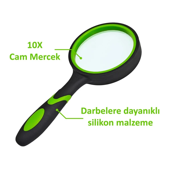 Jwin JB-01 10x Büyüten Slikon Büyüteç - 3