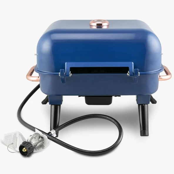 Kenmore KT-R40003-NC Gazlı 2 Ocaklı Masa Üstü Barbekü - Mavi - 3