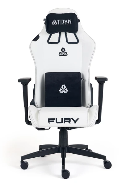 Titanseat Fury Leather White Oyuncu Koltuğu