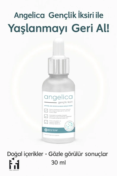 BESTTEM ANGELİCA PREMİUM CİLT SERUMU: KIRIŞIKLIK KARŞITI VE YAŞLANMAYA KARŞI MUCİZEVİ GENÇLİK IKSİRİ (30ML)