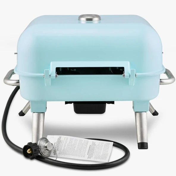 Kenmore KT-R40003-TQ Gazlı 2 Ocaklı Masa Üstü Barbekü - Turkuaz - 3