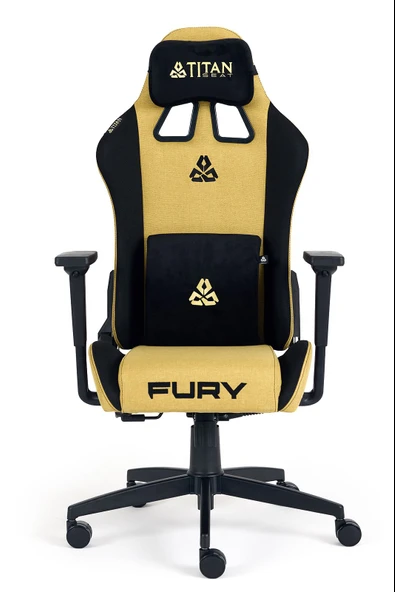 Titanseat Fury Mustard Kumaş Oyuncu Koltuğu