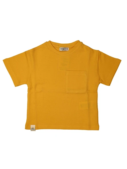 SCE-1438 SERBEND KIDS CEPLİ OVERSİZE ERKEK ÇOCUK TİŞÖRT - 1