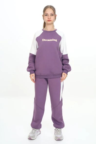 Toontoy Kız Çocuk Nakışlı Eşofman Takım - 6