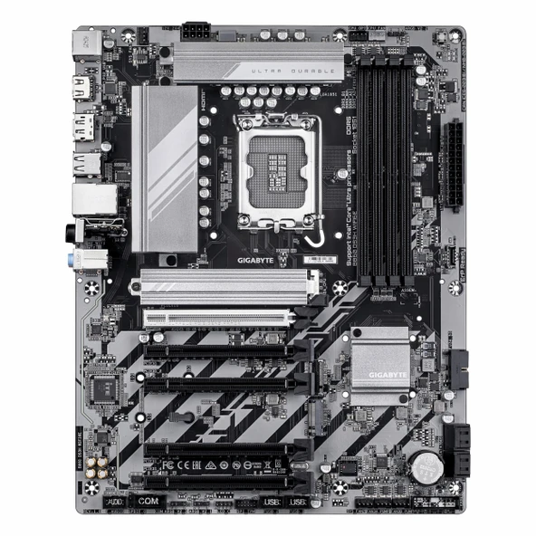 Gigabyte B860 DS3H WiFi6E DDR5 (9066MHz)OC M.2 HDMI/DP/USB-C PCIe 5.0 1851P ATX Anakart - Resim 2