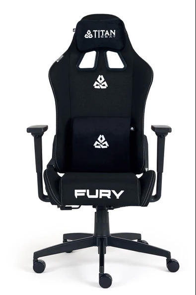 Titanseat Fury Black Kumaş Oyuncu Koltuğu