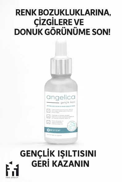 BESTTEM ANGELİCA PREMİUM CİLT SERUMU: KIRIŞIKLIK KARŞITI VE YAŞLANMAYA KARŞI MUCİZEVİ GENÇLİK IKSİRİ (30ML) - 4