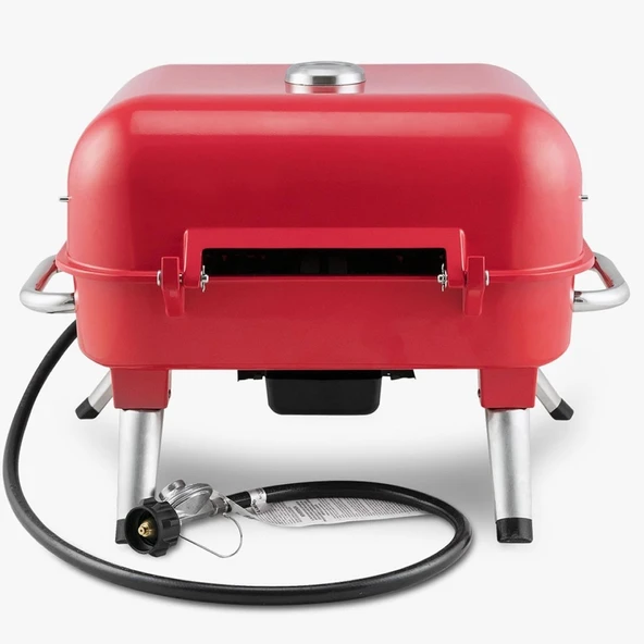 Kenmore KT-R40003-RD Gazlı 2 Ocaklı Masa Üstü Barbekü - Kırmızı - 3