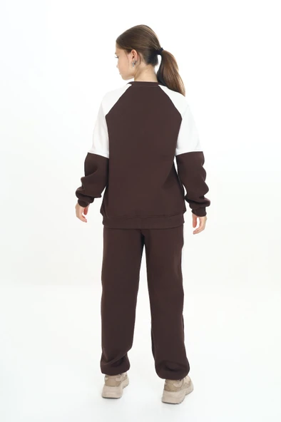 Toontoy Kız Çocuk Nakışlı Eşofman Takım - 10