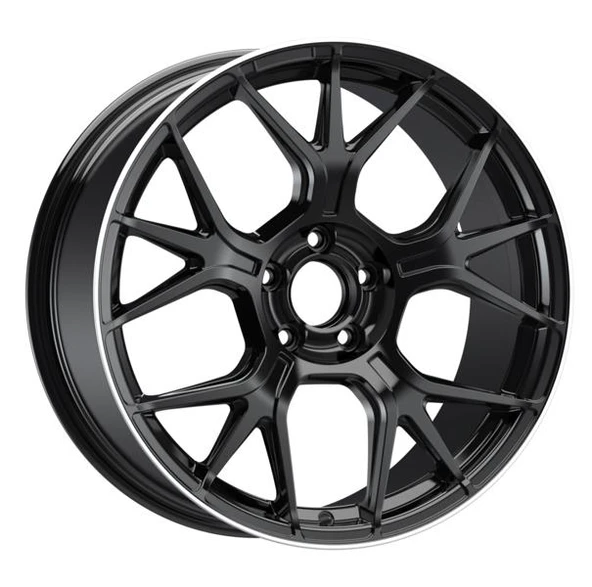 EMR-S1046-02 8.5x19" -5x112 ET38 66.6 Black Lip Diamond Jant (4 Adet) ürün görseli